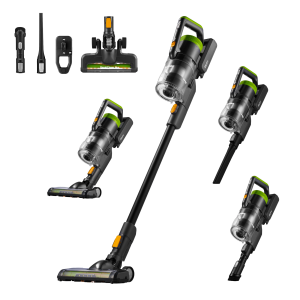 NEC285GR – Cordless Stick Vacuum with LED. Swivel & Long Runtime