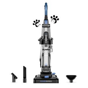 Eureka PowerSpeed Lightweight Upright Vacuum Cleaner for Carpet and Hard Floor. Powerful Bagless Upright Vacuum Cleaner for Home Pets. NEU181A. Blue