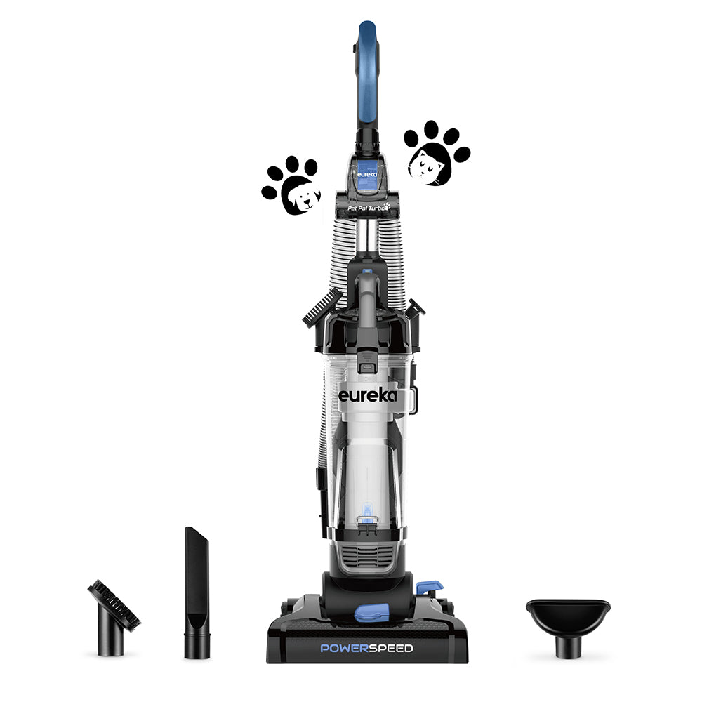 Eureka PowerSpeed Lightweight Upright Vacuum Cleaner for Carpet and Hard Floor. Powerful Bagless Upright Vacuum Cleaner for Home Pets. NEU181A. Blue