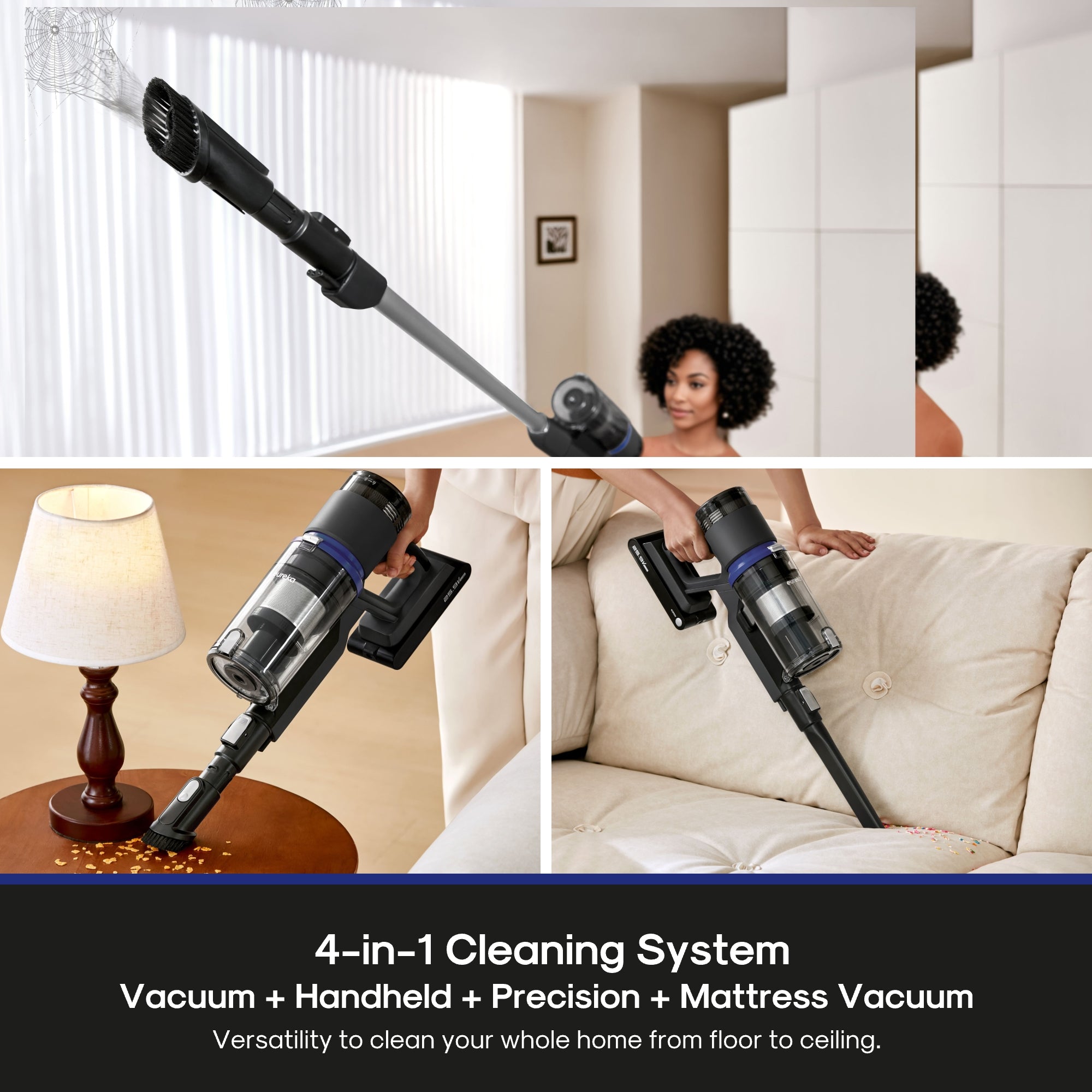 Eureka ReactiSense NEC451BL – Cordless Stick Vacuum with LED & Sensor Tech - Image 9